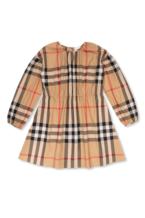 Beige Savannah dress Burberry Kids Vitkac Canada